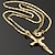 voordelige Vip Deal-18k echt goud geplatineerd jesus kruis hanger ketting cadeau voor vrouwen mannen van hoge kwaliteit