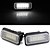 cheap Car Lights-2 PCS White 18 LED 3528 SMD Number License Plate Lights Lamp Bulb for BENZ W203 W211