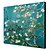 billige Oljemalerier-Hang malte oljemaleri Håndmalte Kvadrat Kjent Moderne Tradisjonell Europeisk Stil Inkluder indre ramme / Van Gogh / Lerret