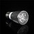 olcso Izzók-ZDM® 1db 5.5W 5W 300-500lm E26 / E27 Növekvő izzólámpa 5 LED gyöngyök Nagyteljesítményű LED Lila 85-265V