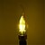halpa Lamput-450-500lm E14 LED-kynttilälamput CA35 1 LED-helmet SMD Lämmin valkoinen 220-240V / 5 kpl / RoHs