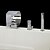 ieftine Robinete de Vană-Robinete de Vană - Contemporan Crom Vană Romană Valvă Ceramică Bath Shower Mixer Taps / Alamă / Singur mâner trei găuri