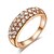 voordelige Ring-Dames Statement Ring Kristal Goud Zirkonia Verguld Oostenrijks kristal Gesimuleerde diamant Feest Dagelijks Causaal Kostuum juwelen