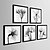 abordables Impressions-Toile Encadrée Set de Cadres - A fleurs / Botanique PVC Illustration Art mural