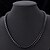 cheap Necklace-Chain Necklace For Men&#039;s Stainless Steel Titanium Steel Black