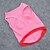 abordables Ropa para perro-Gato Perro Camiseta Fruta Letra y Número Cosplay Ropa para Perro Azul Rosa Disfraz Algodón XS S M L