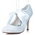 abordables Chaussures de mariée-Femme Chaussures Printemps / Eté Talon Aiguille Ruban Blanc / Rose / Bleu / Mariage / Soirée &amp; Evénement