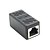 billiga Ethernet-kabel-cat6 rj45 hona till hona lan-kontakt Ethernet nätverkskabel förlängningsadapter med sköld