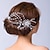 Χαμηλού Κόστους Κεφαλό Γάμου-Γυναικείο Κράμα Cubic Zirconia Headpiece-Γάμος Ειδική Περίσταση Λουλούδια Καρφίτσα Μαλλιών