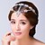 זול כיסוי ראש לחתונה-מעוקב זירקוניה סגסוגת ראש שרשרת headpiece בסגנון נשי קלאסי