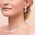 abordables Parures de Bijoux-superbe alliage strass mariage collier et boucles d&#039;oreilles mariée bijoux ensemble
