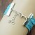 voordelige Armband-Dames Wikkelarmbanden Meerlaags Uil Liefde Anker Europees Modieus Meerlaags Legering Armband sieraden Blauw Voor Dagelijks Informeel