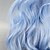 cheap Costume Wigs-Cosplay  Wig Synthetic Wig Cosplay Wig Wavy Wavy Wig Blue Synthetic Hair 34 inch Women‘s Blue Halloween Wig