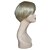 abordables Perruques Synthétiques-blond court-bang sans bouchon de côté staight haute température en fibres synthétiques perruque