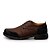 cheap Men&#039;s Oxfords-Men&#039;s Shoes Casual Leather Oxfords Black/Brown