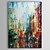cheap Landscape Paintings-Oil Painting Hand Painted - Abstract Comtemporary Stretched Canvas