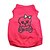 preiswerte Hundekleidung-Katze Hund T-shirt Herz Totenkopf Motiv Hundekleidung Welpenkleidung Hunde-Outfits Atmungsaktiv Rose Kostüm für Mädchen und Jungen Hund Baumwolle XS S M L