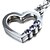 preiswerte Schlüsselanhänger-3d bling lila Kristall geheimnisvolle Herz Zink-Legierung Schlüsselanhänger (ersten 10 Kunden mit Feld hinzugefügt)