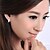 olcso Divat fülbevalók-Női Francia kapcsos fülbevalók minimalista stílusú Divat jelmez ékszerek Ezüst Hamis gyémánt Flower Shape Ékszerek Kompatibilitás Napi