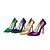 levne Dámská obuv-dámské boty špičaté toe jehlové paty čerpadla saténové boty více barev k dispozici