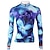 cheap Women&#039;s Cycling Clothing-ILPALADINO Women&#039;s Long Sleeve Cycling Jersey Winter Purple Floral Botanical Plus Size Bike Breathable Quick Dry Sports Floral Botanical Mountain Bike MTB Road Bike Cycling Clothing Apparel