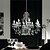 preiswerte Kerzenlicht-Design-QINGMING® 75cm(29.5inch) Kristall Kronleuchter Metall Kerzen-Stil Chrom Traditionell-Klassisch 110-120V / 220-240V