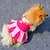 economico Vestiti per cani-Gatto Cane Vestiti Cosplay Matrimonio Abbigliamento per cani Rosa Costume Cotone XS S M L