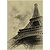 ieftine Obloane-clasic schițat Turnul Eiffel umbră cu role