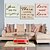 abordables Impressions-Toiles Tendues Art Mots Sweet Love Lot de 3