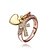 voordelige Ring-mode vrouwen rose goud strass mode-ringen (rose goud) (1st)