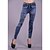 cheap Women&#039;s Bottoms-Women&#039;s Denim Denim Legging Black Blue