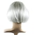 Недорогие Парик из искусственных волос без шапочки-основы-Парики из искусственных волос Прямой Естественный прямой Прямой силуэт С чёлкой Парик Белый Искусственные волосы 10 дюймовый Жен. Белый