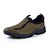 cheap Men&#039;s Sneakers-Men&#039;s Spring Fall Winter Fabric Casual Low Heel Black Brown Green Gray