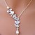 cheap Necklaces-Pendant Necklace Pearl Necklace Pearl Imitation Pearl Alloy Silver Necklace Jewelry For Daily Casual