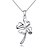 voordelige Ketting-Dames Hangertjes ketting - Sterling zilver Clover Dames Schermkleur Kettingen Sieraden Voor