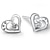 voordelige Oorbellen-Dames Oorknopjes Liefde Luxe Sieraden Sterling zilver Gesimuleerde diamant Hartvorm Sieraden Voor