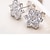 Χαμηλού Κόστους Μοδάτα Σκουλαρίκια-Γυναικεία Κουμπωτά Σκουλαρίκια κοσμήματα πολυτελείας Ασήμι Στερλίνας Προσομειωμένο διαμάντι Νιφάδα χιονιού Κοσμήματα Για