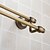 お買い得  タオルホルダー-二段タオル掛け 新デザイン アンティーク 真鍮 バスルームシェルフ コンテンポラリー 63*10*18cm