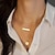 cheap Trendy Jewelry-Chain Necklace Layered Necklace For Women&#039;s Casual Daily Sports Alloy Layered Bar Gold