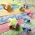 cheap Papercrafts-2 x 30 PCS  Fluorescent Effect Letter Pattern  Lucky Star Origami Materials (Random Color)