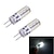 billiga LED-bi-pinlampor-2pcs LED-lampor med G-sockel 100~120 lm G4 24 LED-pärlor SMD 3014 Kallvit 12 V