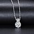 levne Módní náhrdelníky-Dámské Náhrdelníky s přívěšky Stříbro Zirkon Módní luxusní šperky Šperky Pro Zvláštní příležitosti Narozeniny