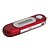 cheap Portable Audio/Video Players-4GB Portable MP3 Player with FM Function/USB 2.0 (Red)