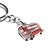 זול שרשראות מפתח-במחזיק מפתחות סגסוגת אבץ אוטובוס לונדון אדום אנגליה (ראשון 10 לקוחות תיבה עם הוספה)