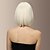 cheap Synthetic Wigs-High Quality  Fashionanle Special Synthetic Japanese Kanekalon Short Straight White Color Hair Wig with Full Bang