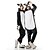 voordelige Kigurumi-pyjama&#039;s-Volwassenen Cosplay Kostuums Kigurumi pyjamas Wasbeer Beer Dieren Onesie pyjamas Flanel Fleece Grijs Cosplay Voor Mannen &amp; Vrouwen Dieren nachtkleding spotprent Festival / Feestdagen kostuums