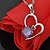 cheap Necklaces-Women&#039;s Pendant Necklaces Crystal Sterling Silver Love Jewelry For