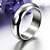זול טבעות לגברים-טבעת הטבעת For בגדי ריקוד גברים מתנות חג מולד מפלגה חתונה פלדת טיטניום סגסוגת
