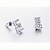 abordables Boucle d&#039;Oreille-Femme Boucles d&#039;oreille goujon Bijoux de Luxe Argent sterling Zircon Bijoux Pour