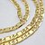 cheap Necklaces-Men&#039;s Women&#039;s Shape Chain Necklace Gold Plated Chain Necklace Wedding Party Daily Casual Sports